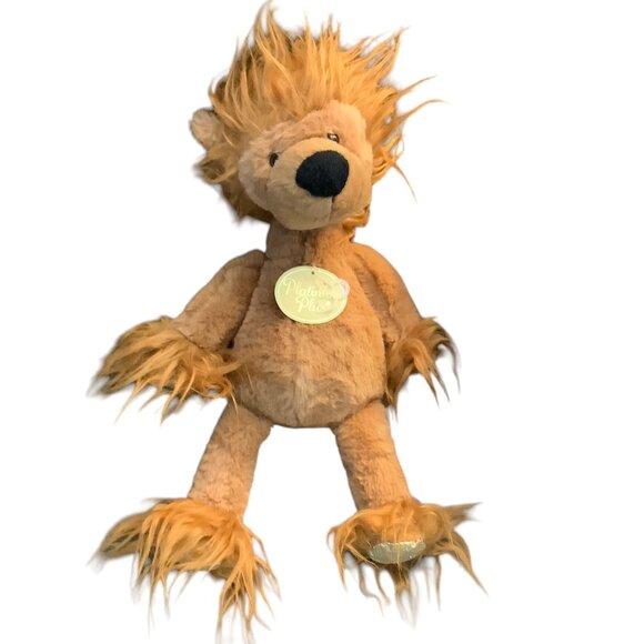 Platinum Plus Shaggy Lion Stuffed Animal Plush Dan Dee International Shiny Paws - Picture 1 of 7